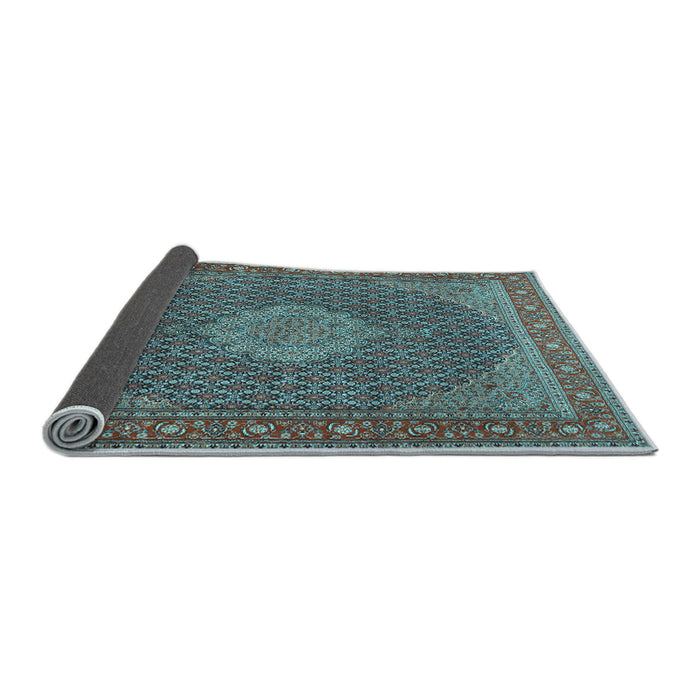 Sideview of Persian Light Blue Traditional Rug, tr955lblu