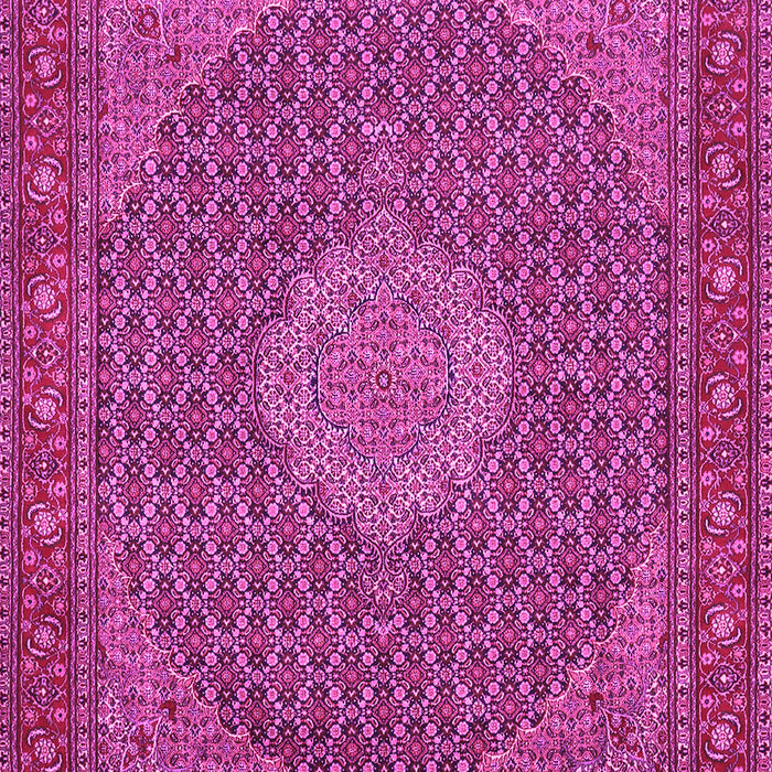Machine Washable Persian Pink Traditional Rug, wshtr955pnk