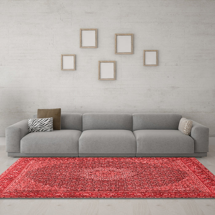 Traditional Red Washable Rugs