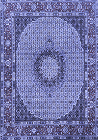 Medallion Blue Traditional Rug, tr956blu