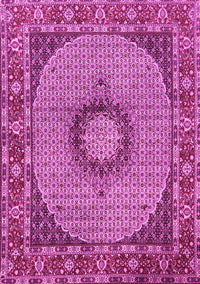 Medallion Pink Traditional Rug, tr956pnk