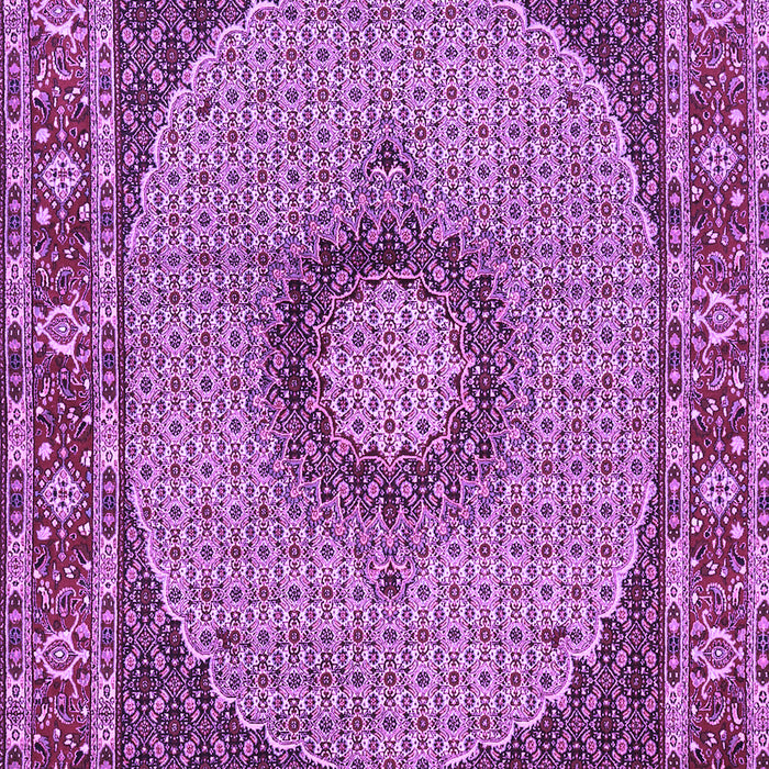 Machine Washable Medallion Purple Traditional Area Rugs, wshtr956pur