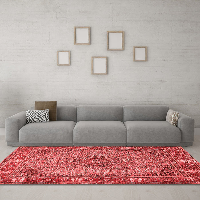 Traditional Red Washable Rugs