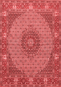 Medallion Red Traditional Rug, tr957red