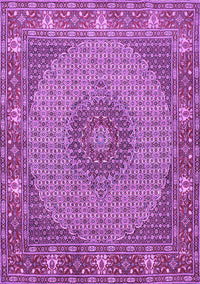 Medallion Purple Traditional Rug, tr957pur