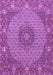 Medallion Purple Traditional Rug, tr957pur