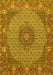 Medallion Yellow Traditional Rug, tr957yw