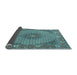 Sideview of Medallion Light Blue Traditional Rug, tr957lblu