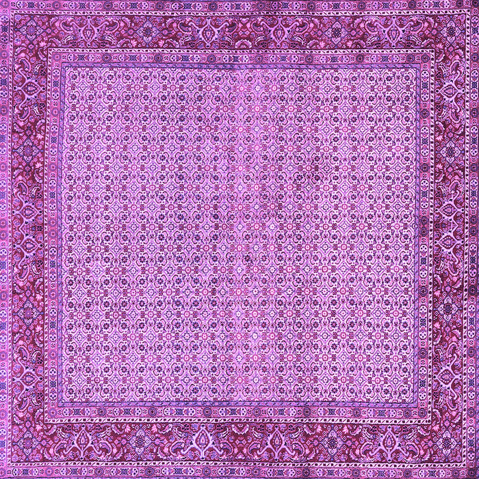 Square Persian Purple Traditional Rug, tr958pur