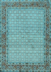 Persian Light Blue Traditional Rug, tr958lblu
