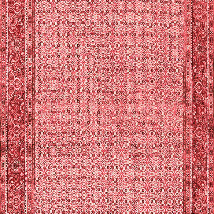 Machine Washable Persian Red Traditional Rug, wshtr958red