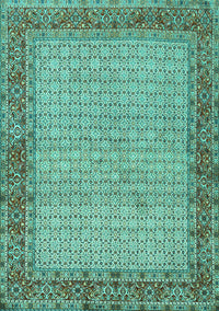 Persian Turquoise Traditional Rug, tr958turq