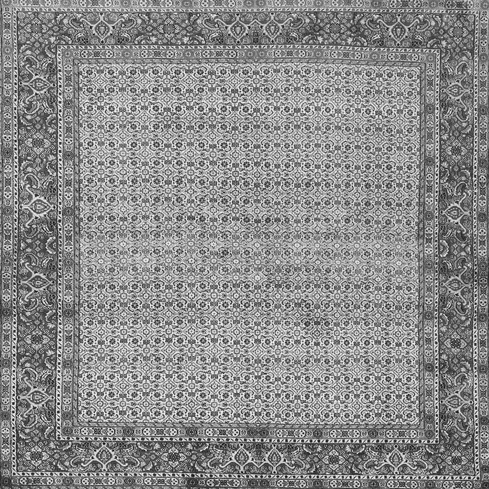 Serging Thickness of Persian Gray Traditional Rug, tr958gry