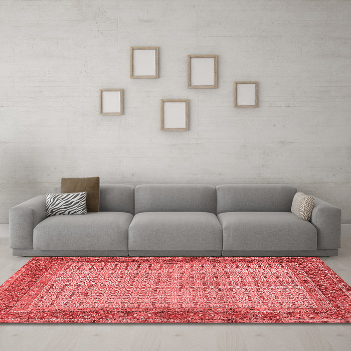Traditional Red Washable Rugs