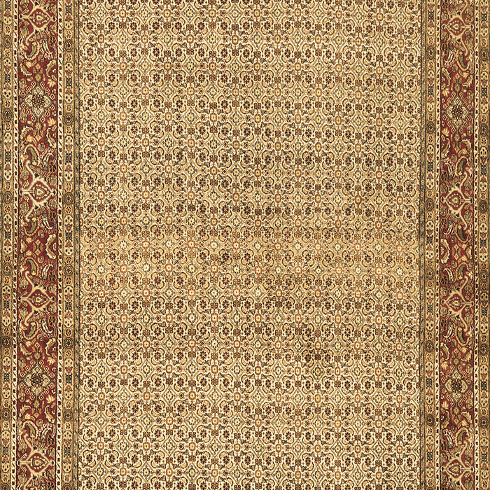 Machine Washable Persian Brown Traditional Rug, wshtr958brn