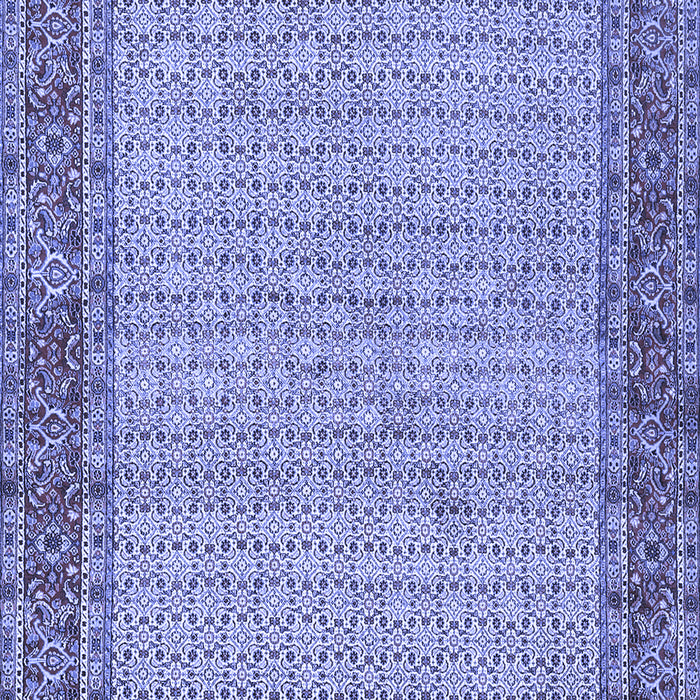 Machine Washable Persian Blue Traditional Rug, wshtr958blu