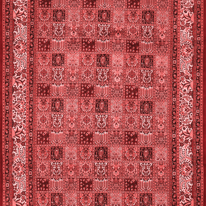 Machine Washable Persian Red Traditional Rug, wshtr959red