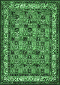 Persian Emerald Green Traditional Rug, tr959emgrn