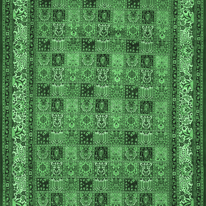 Persian Emerald Green Traditional Rug, tr959emgrn