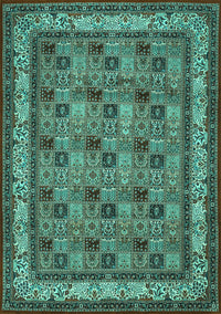 Persian Turquoise Traditional Rug, tr959turq
