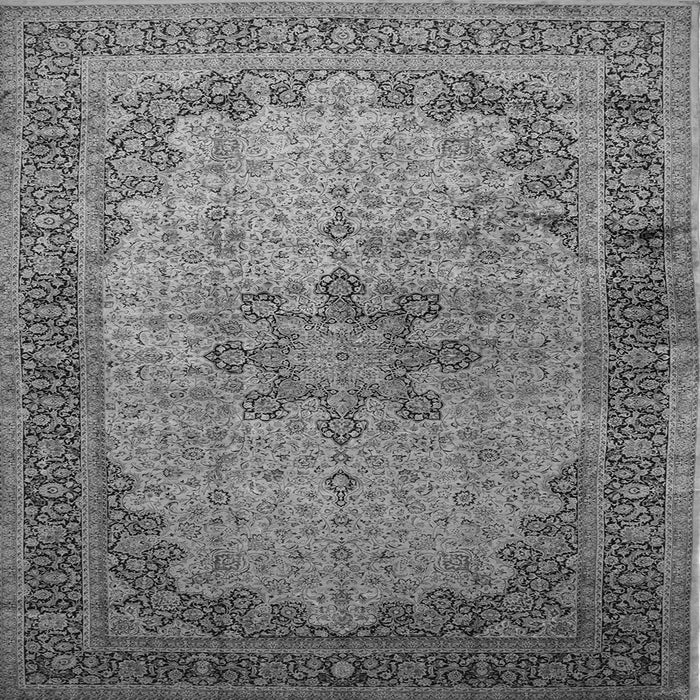 Serging Thickness of Persian Gray Traditional Rug, tr95gry