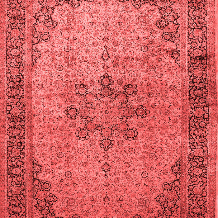 Machine Washable Persian Red Traditional Rug, wshtr95red