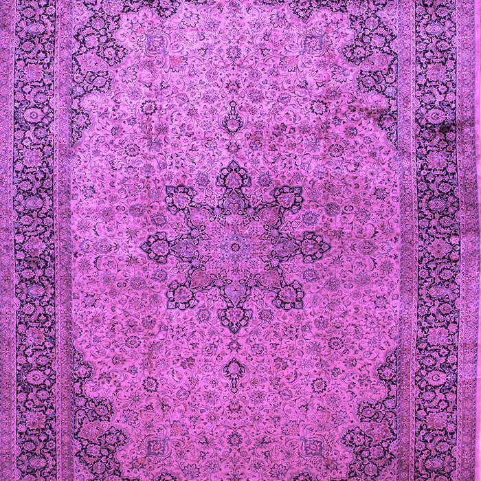 Machine Washable Persian Purple Traditional Area Rugs, wshtr95pur