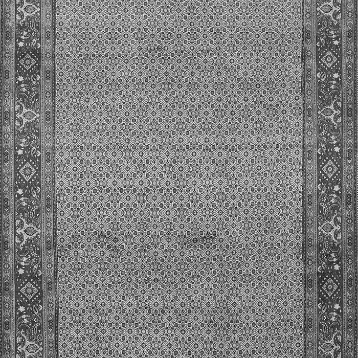 Serging Thickness of Machine Washable Persian Gray Traditional Rug, wshtr960gry