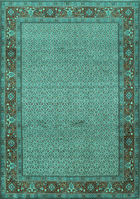 Persian Turquoise Traditional Rug, tr960turq
