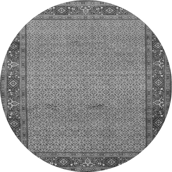 Square Persian Gray Traditional Rug, tr960gry