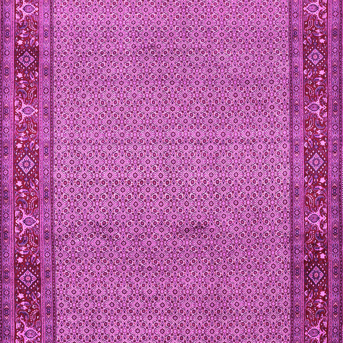 Machine Washable Persian Pink Traditional Rug, wshtr960pnk