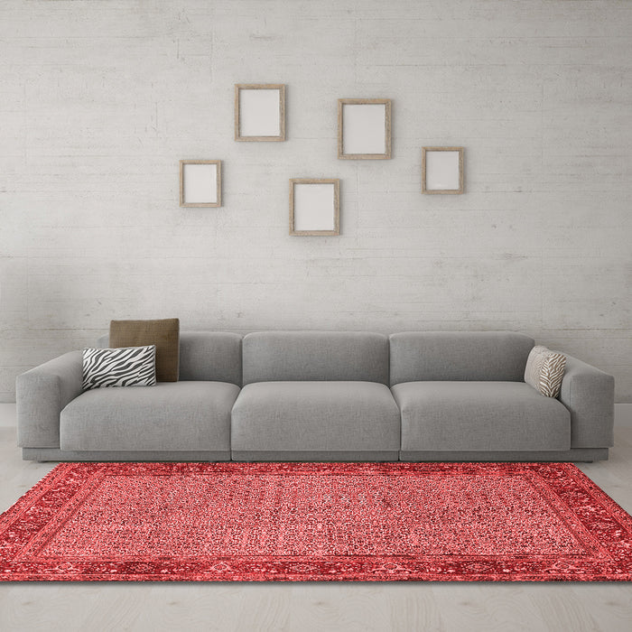 Traditional Red Washable Rugs