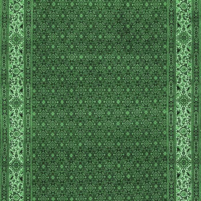 Persian Emerald Green Traditional Rug, tr961emgrn