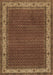 Persian Brown Traditional Rug, tr961brn
