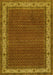 Persian Yellow Traditional Rug, tr961yw