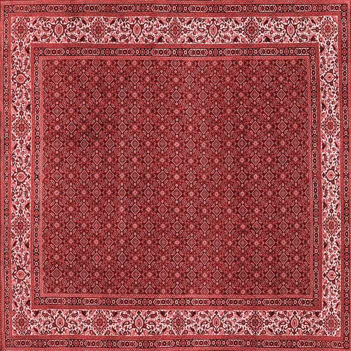 Machine Washable Persian Red Traditional Rug, wshtr961red