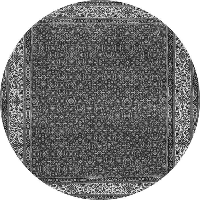Square Persian Gray Traditional Rug, tr961gry