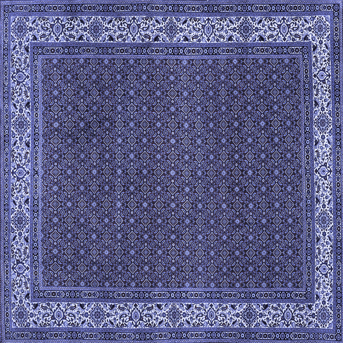 Square Persian Blue Traditional Rug, tr961blu