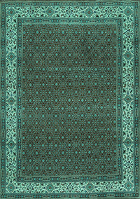 Persian Turquoise Traditional Rug, tr961turq