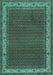 Persian Turquoise Traditional Rug, tr961turq