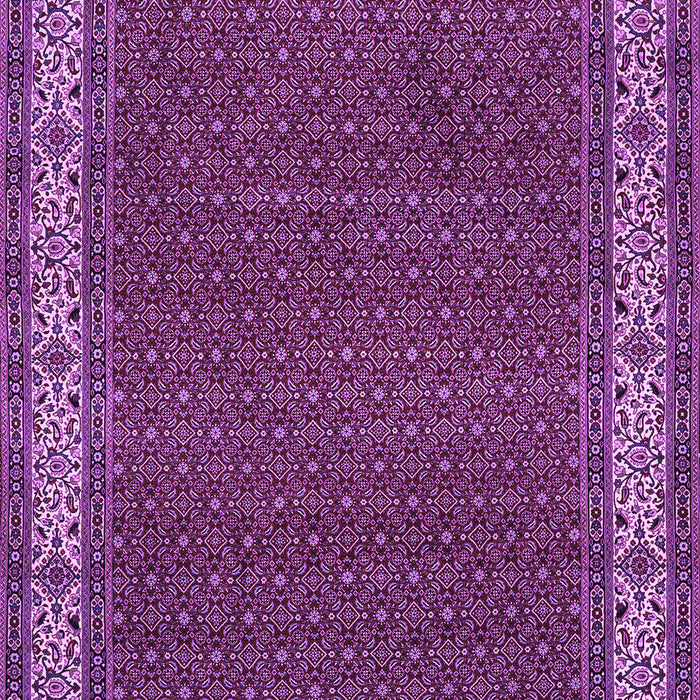 Machine Washable Persian Purple Traditional Area Rugs, wshtr961pur