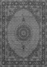 Medallion Gray Traditional Rug, tr962gry