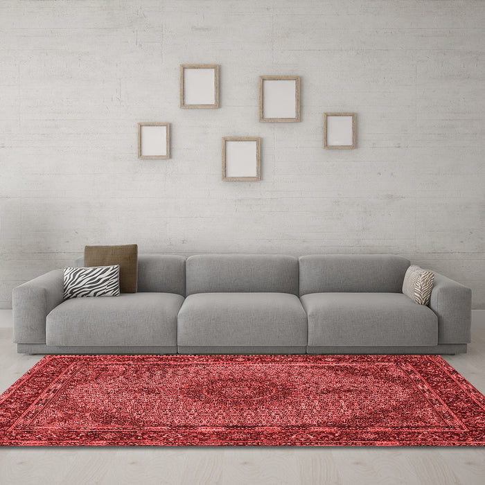 Traditional Red Washable Rugs