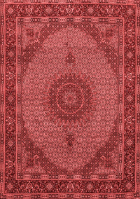 Medallion Red Traditional Rug, tr962red