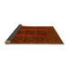 Sideview of Persian Yellow Traditional Rug, tr963yw