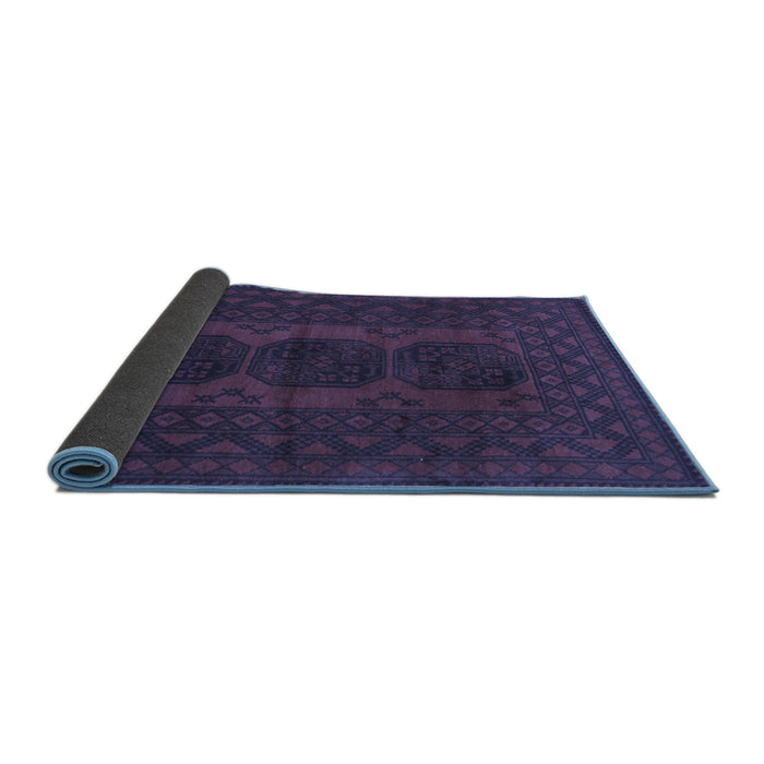 Sideview of Persian Blue Traditional Rug, tr963blu