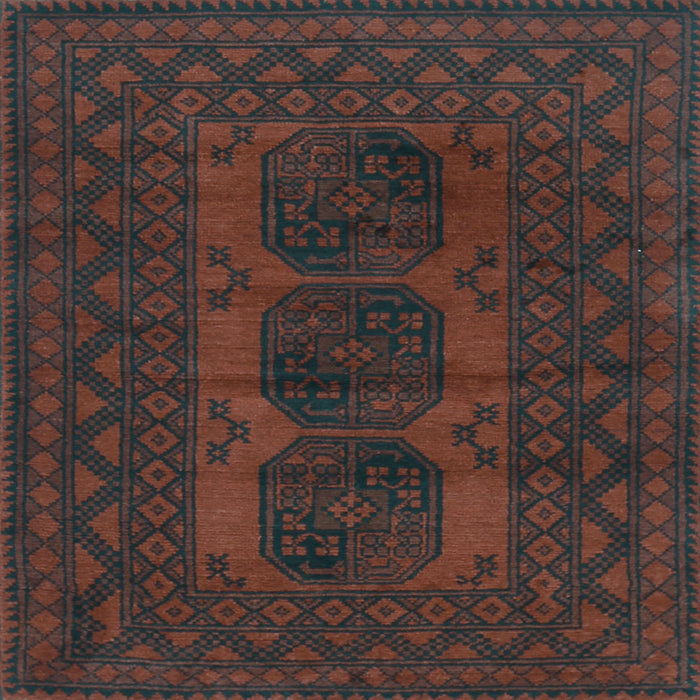 Square Persian Light Blue Traditional Rug, tr963lblu
