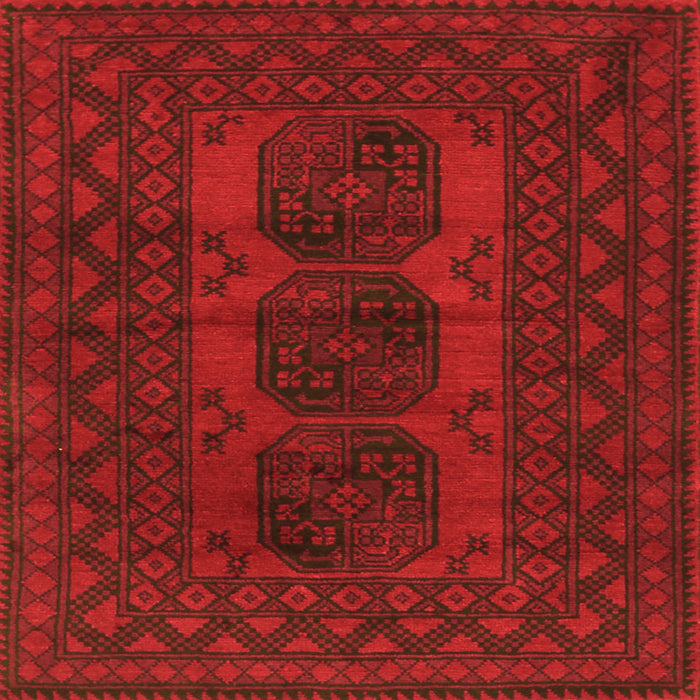 Serging Thickness of Persian Orange Traditional Rug, tr963org