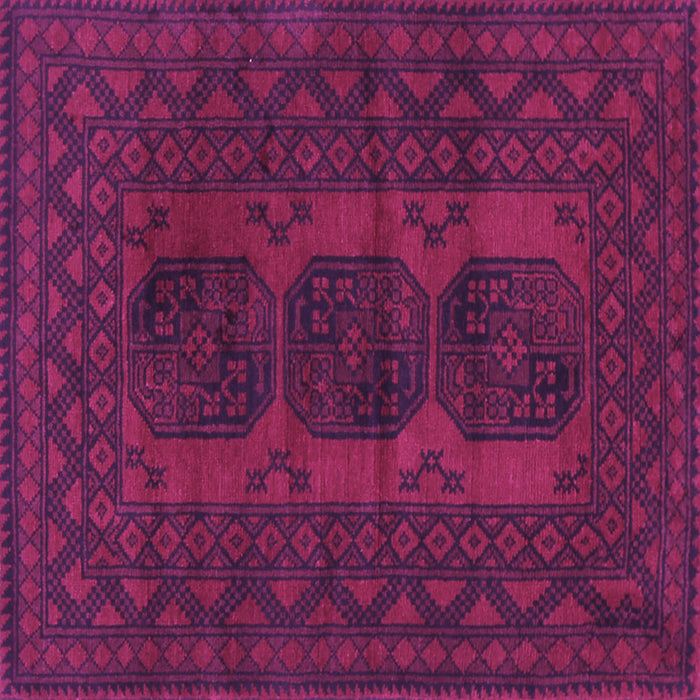Square Persian Purple Traditional Rug, tr963pur