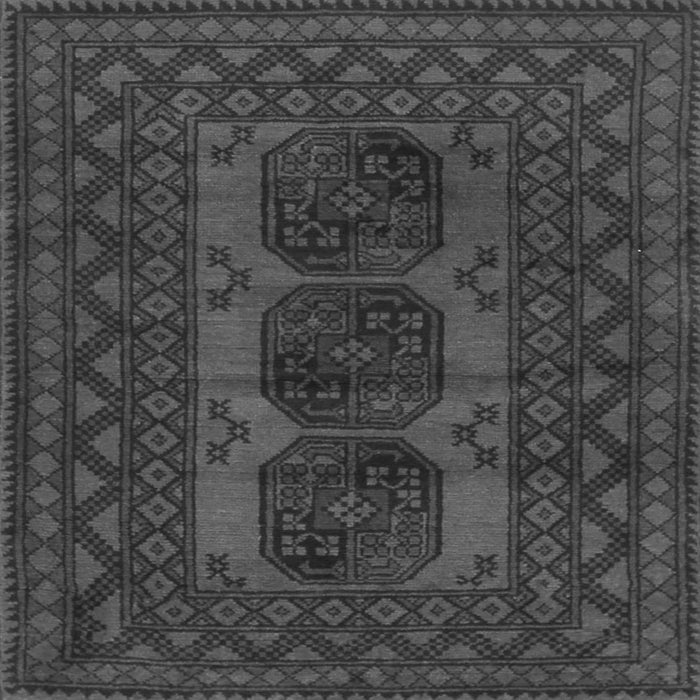 Round Machine Washable Persian Gray Traditional Rug, wshtr963gry